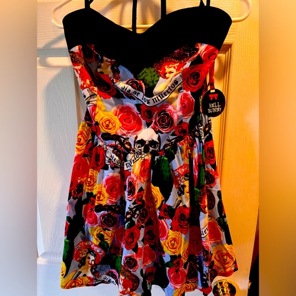 Hell Bunny Dresses & Skirts - Hell bunny dress: Dia de los Muertos